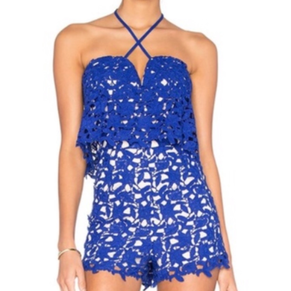 JOA Black Romper